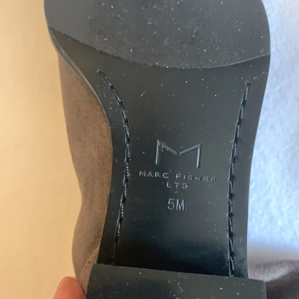 Marc Fisher LTD over the knee suede boots sz 5 - Picture 3 of 8